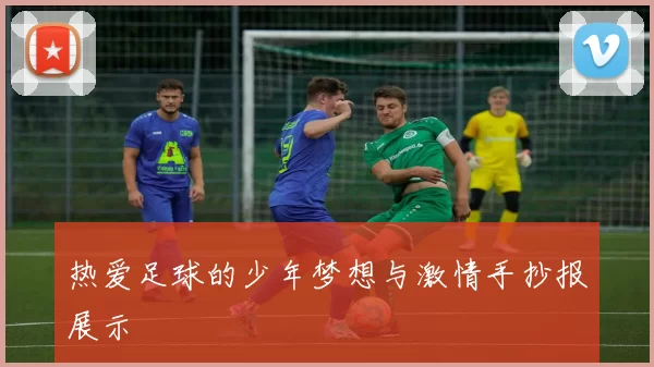 热爱足球的少年梦想与激情手抄报展示
